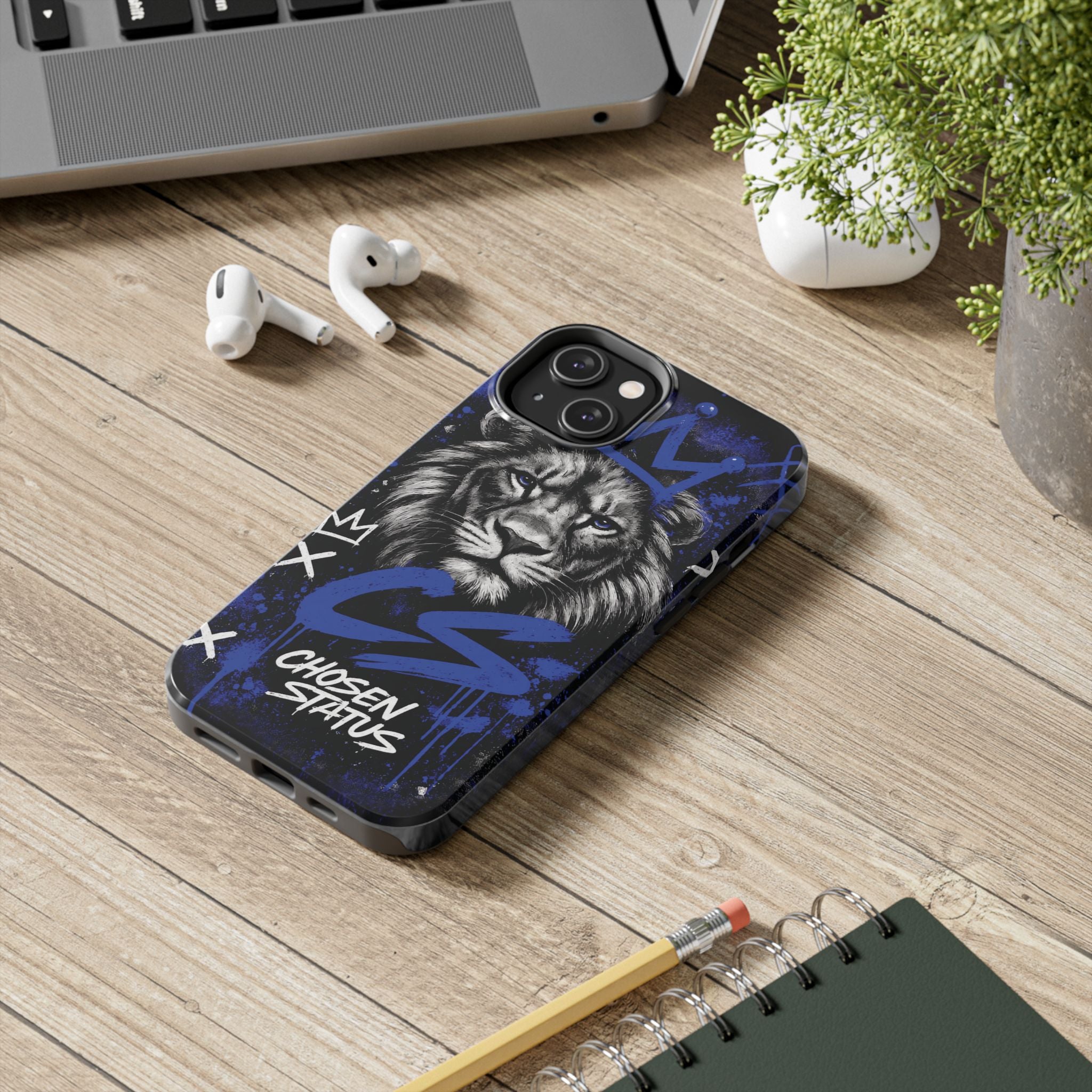 Lion 'Chosen Status' Tough Phone Case — Protective Urban Graphic Case
