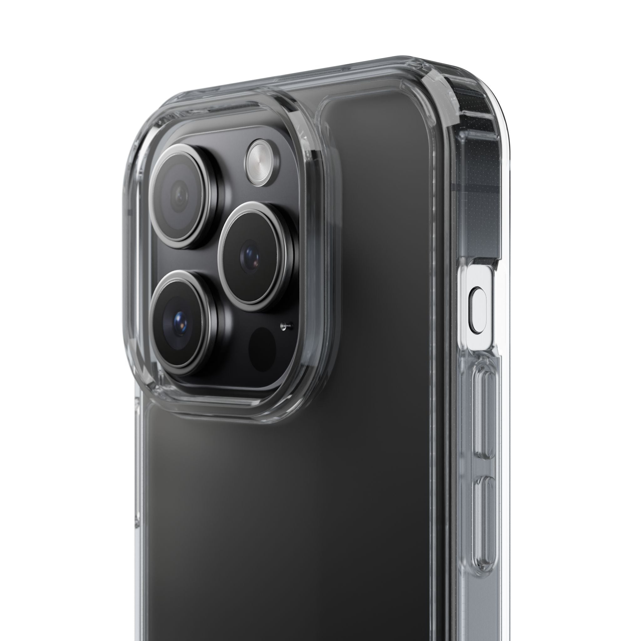 Clear Phone Case — "Chosen Status" Crown Clear Protective iPhone Case