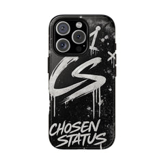 Phone Case — 'CS Chosen Status' Black Graffiti Protective Case