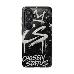 Phone Case — 'CS Chosen Status' Black Graffiti Protective Case