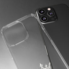 Clear Phone Case — "Chosen Status" Crown Clear Protective iPhone Case