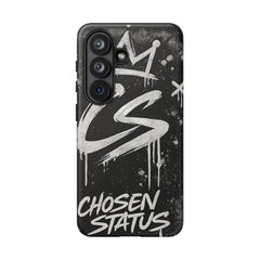 Phone Case — 'CS Chosen Status' Black Graffiti Protective Case