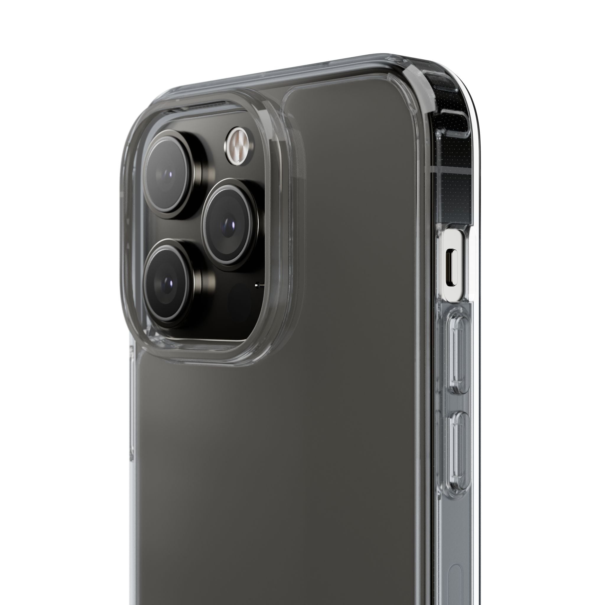 Clear Phone Case — "Chosen Status" Crown Clear Protective iPhone Case