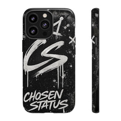 Phone Case — 'CS Chosen Status' Black Graffiti Protective Case