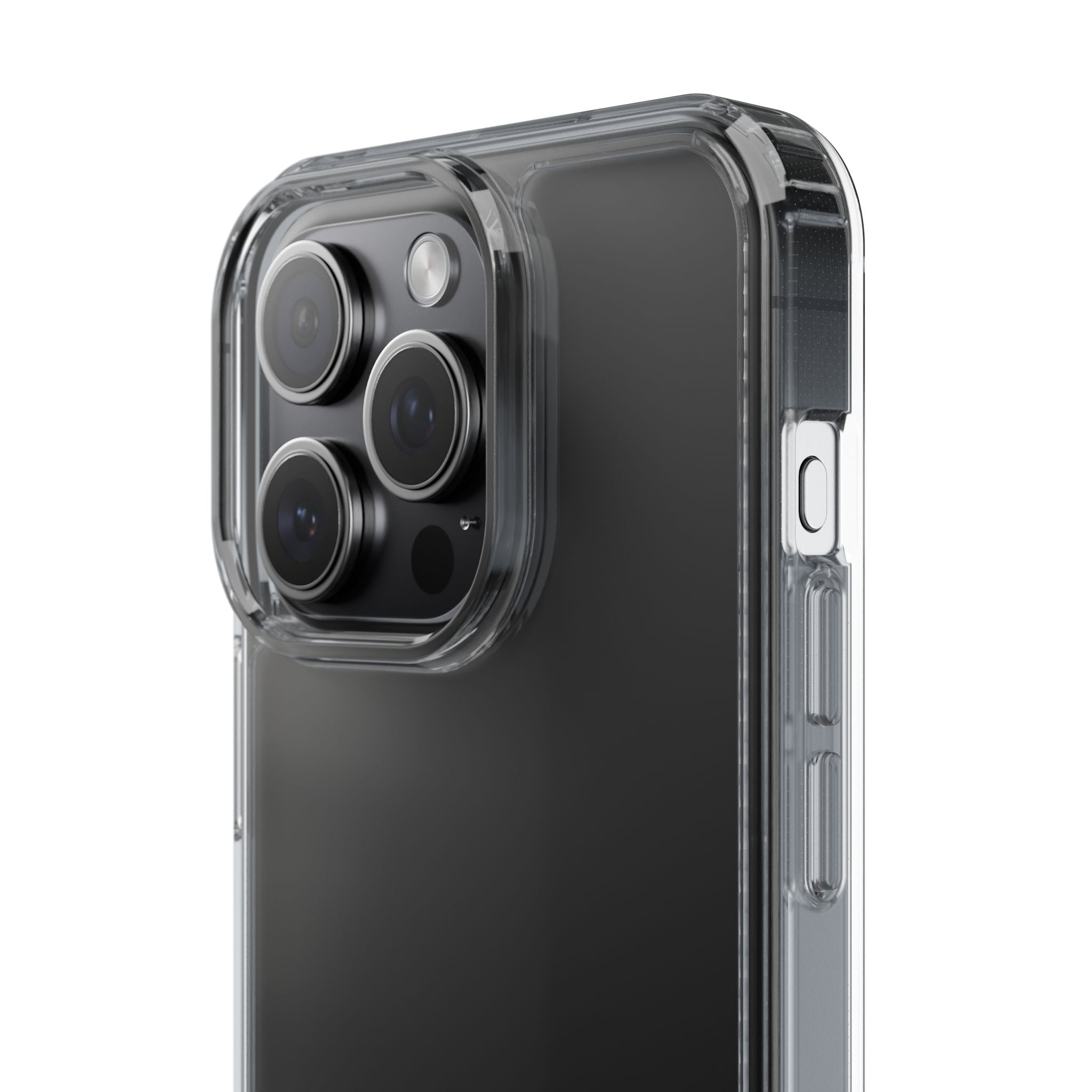Clear Phone Case — "Chosen Status" Crown Clear Protective iPhone Case