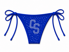 Chosen Status Rhinestone Bikini-Royal Blue
