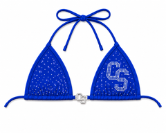 Chosen Status Rhinestone Bikini-Royal Blue