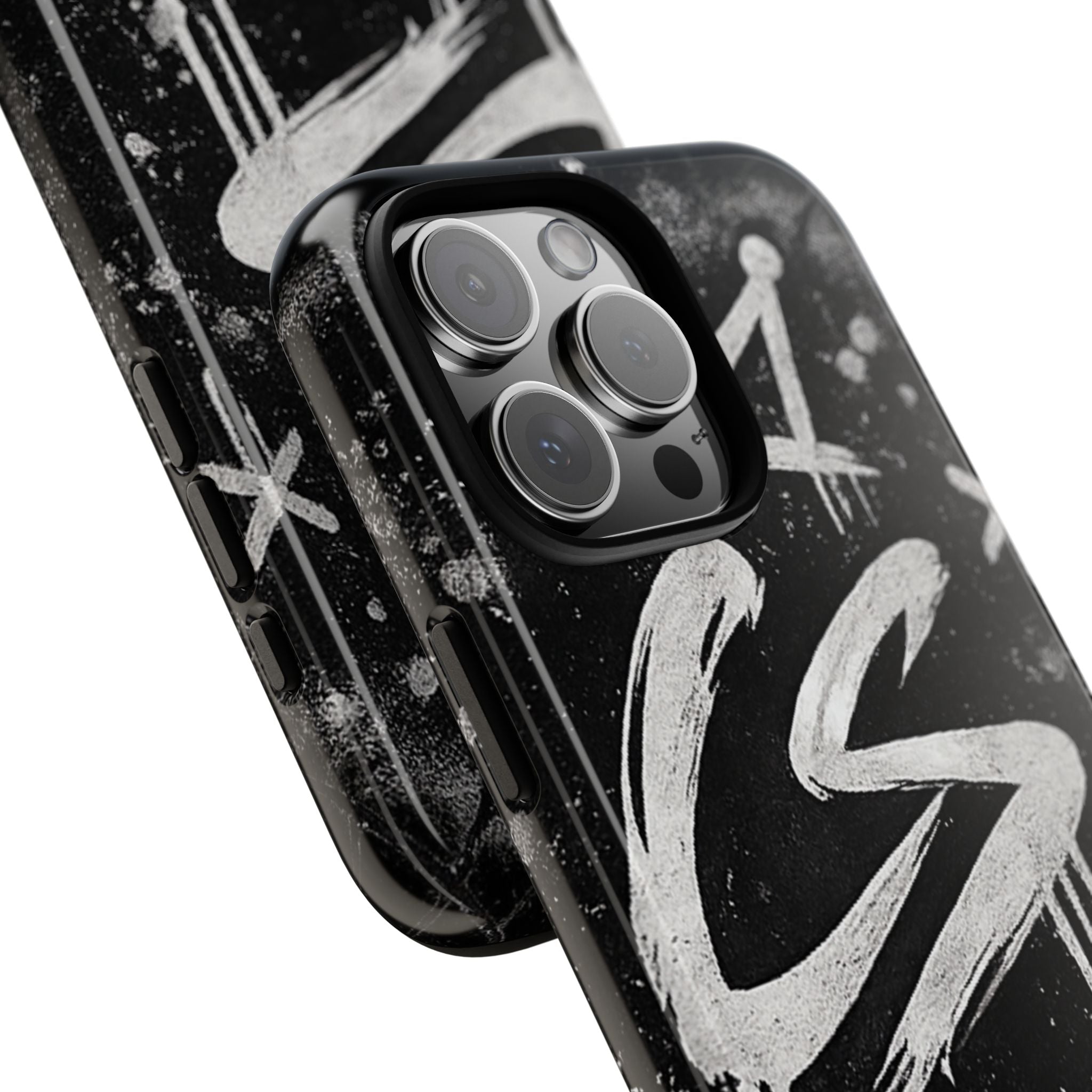 Phone Case — 'CS Chosen Status' Black Graffiti Protective Case