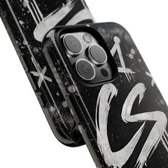 Phone Case — 'CS Chosen Status' Black Graffiti Protective Case