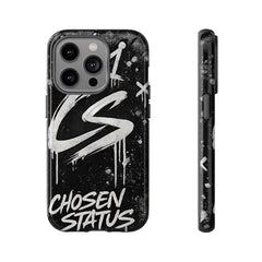 Phone Case — 'CS Chosen Status' Black Graffiti Protective Case