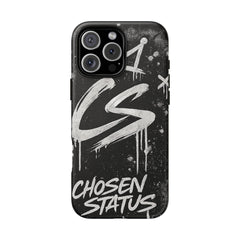 Phone Case — 'CS Chosen Status' Black Graffiti Protective Case