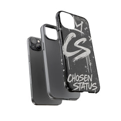 Phone Case — 'CS Chosen Status' Black Graffiti Protective Case