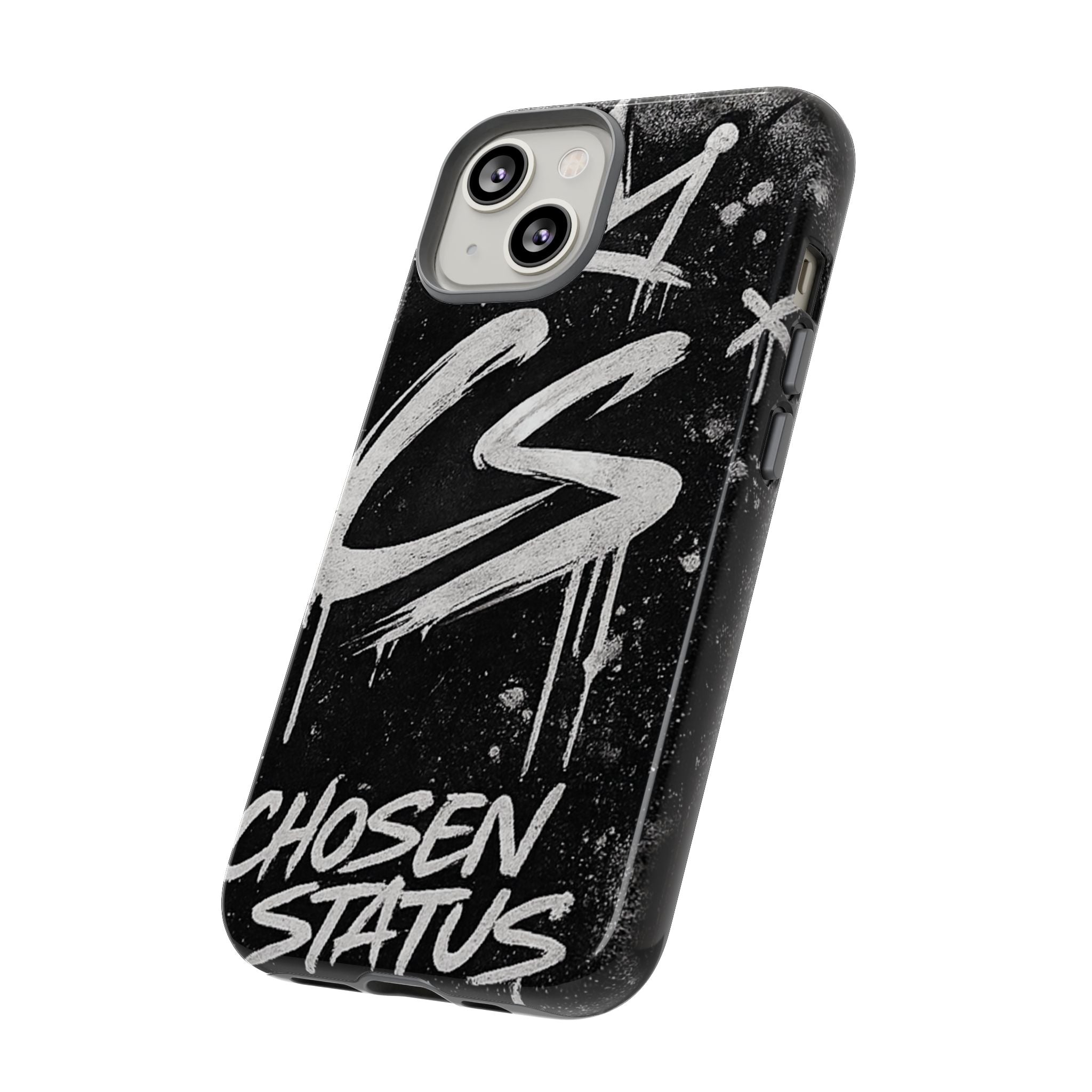 Phone Case — 'CS Chosen Status' Black Graffiti Protective Case
