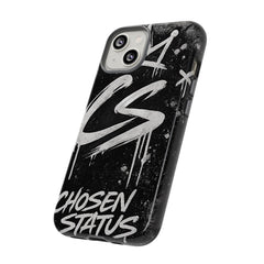 Phone Case — 'CS Chosen Status' Black Graffiti Protective Case
