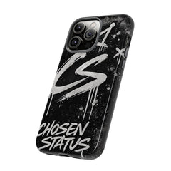Phone Case — 'CS Chosen Status' Black Graffiti Protective Case