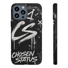Phone Case — 'CS Chosen Status' Black Graffiti Protective Case