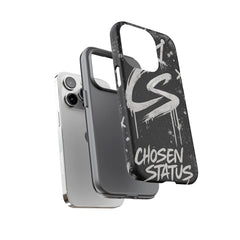 Phone Case — 'CS Chosen Status' Black Graffiti Protective Case