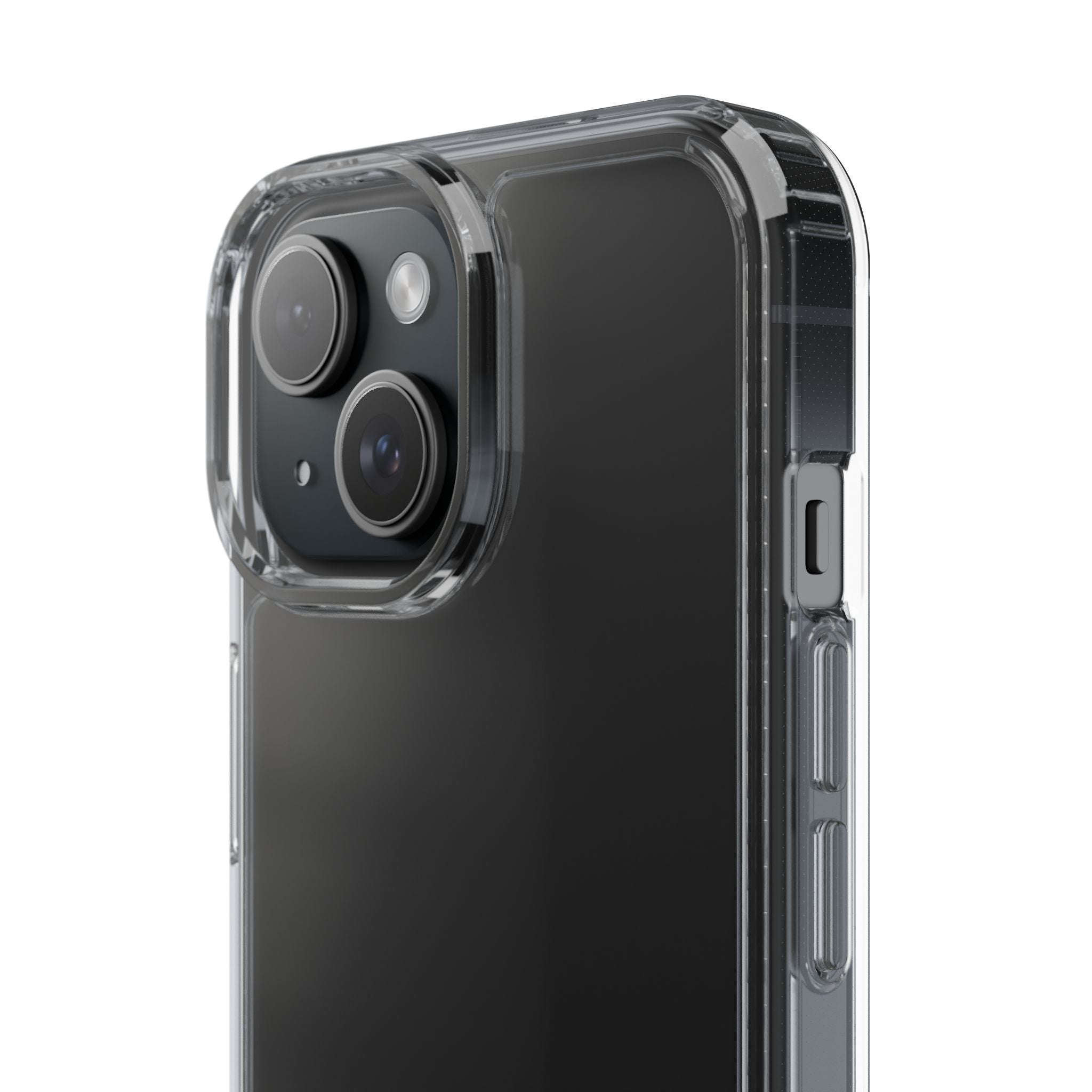 Clear Phone Case — "Chosen Status" Crown Clear Protective iPhone Case