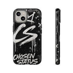 Phone Case — 'CS Chosen Status' Black Graffiti Protective Case