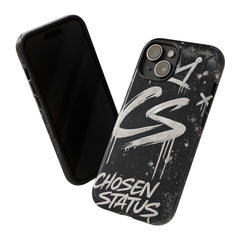 Phone Case — 'CS Chosen Status' Black Graffiti Protective Case