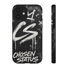 Phone Case — 'CS Chosen Status' Black Graffiti Protective Case