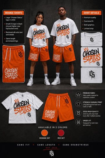 Orange/White Summer Set