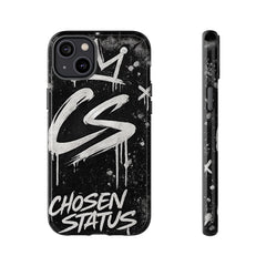 Phone Case — 'CS Chosen Status' Black Graffiti Protective Case