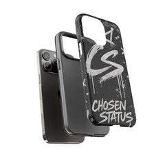 Phone Case — 'CS Chosen Status' Black Graffiti Protective Case