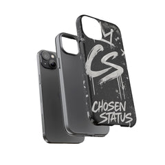 Phone Case — 'CS Chosen Status' Black Graffiti Protective Case