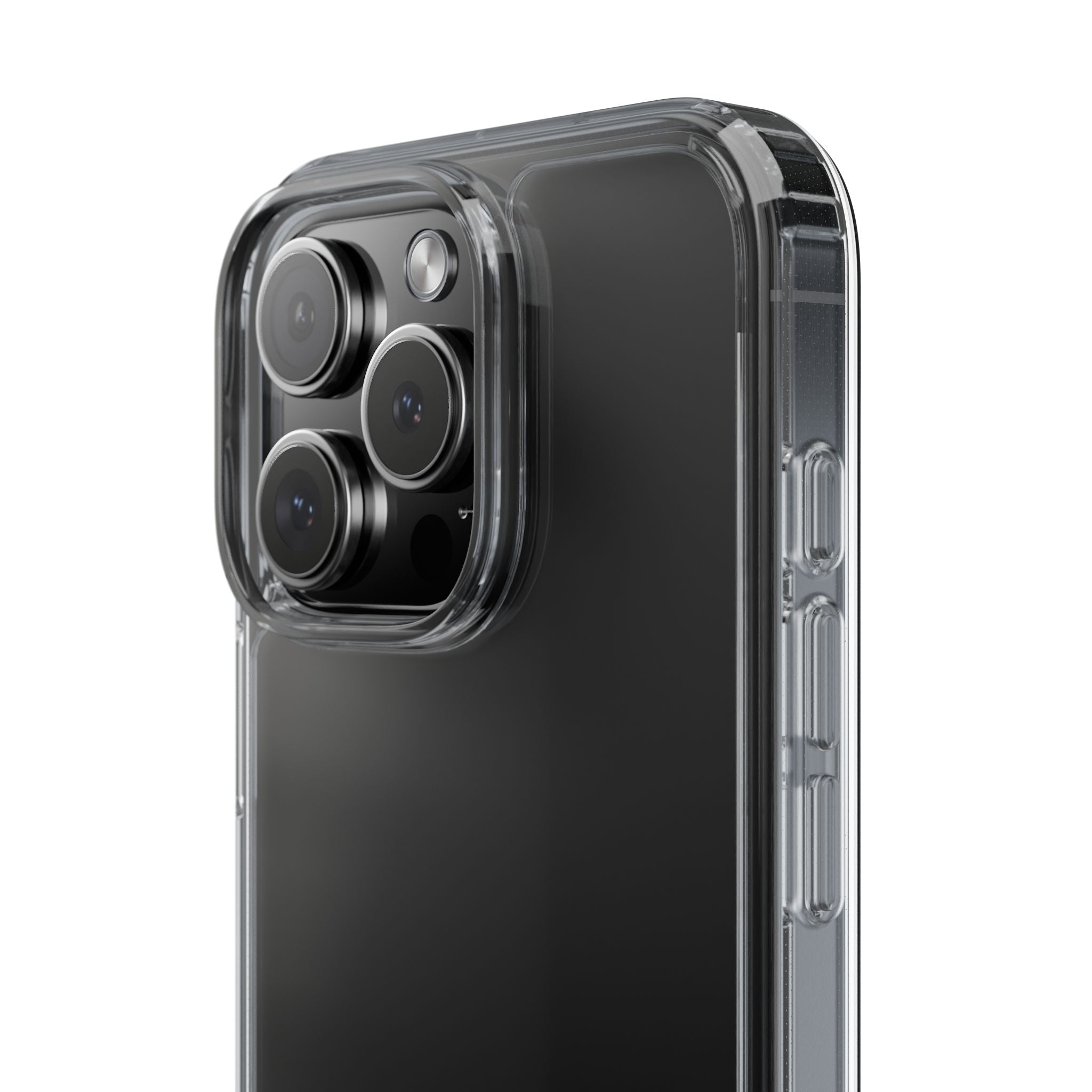 Clear Phone Case — "Chosen Status" Crown Clear Protective iPhone Case