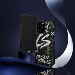Phone Case — 'CS Chosen Status' Black Graffiti Protective Case