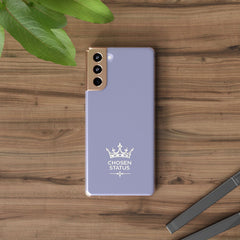 Clear Phone Case — "Chosen Status" Crown Clear Protective iPhone Case