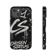 Phone Case — 'CS Chosen Status' Black Graffiti Protective Case