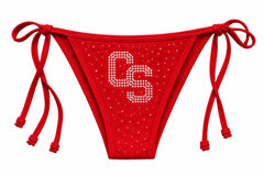 Chosen Status Rhinestone Bikini-Red
