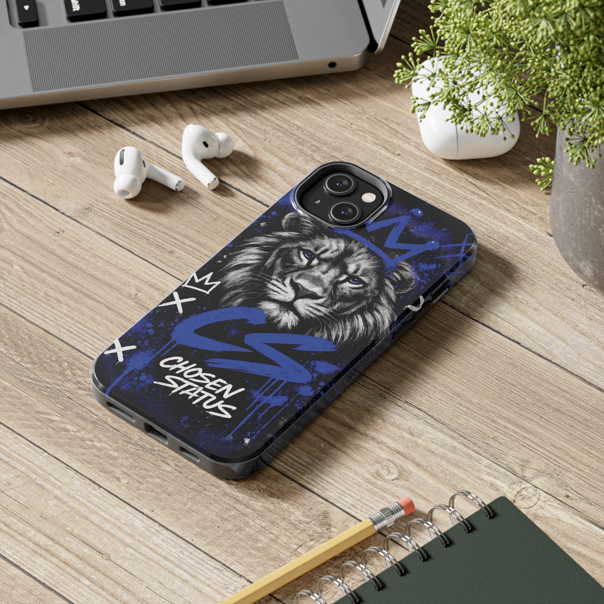 Lion 'Chosen Status' Tough Phone Case — Protective Urban Graphic Case