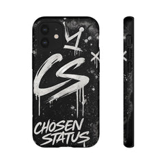 Phone Case — 'CS Chosen Status' Black Graffiti Protective Case