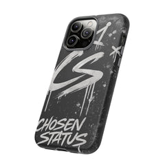 Phone Case — 'CS Chosen Status' Black Graffiti Protective Case