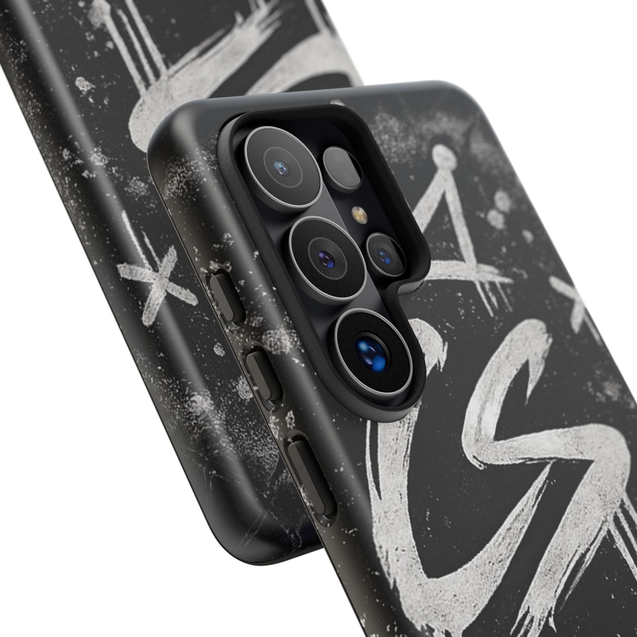Phone Case — 'CS Chosen Status' Black Graffiti Protective Case