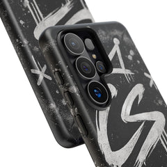Phone Case — 'CS Chosen Status' Black Graffiti Protective Case