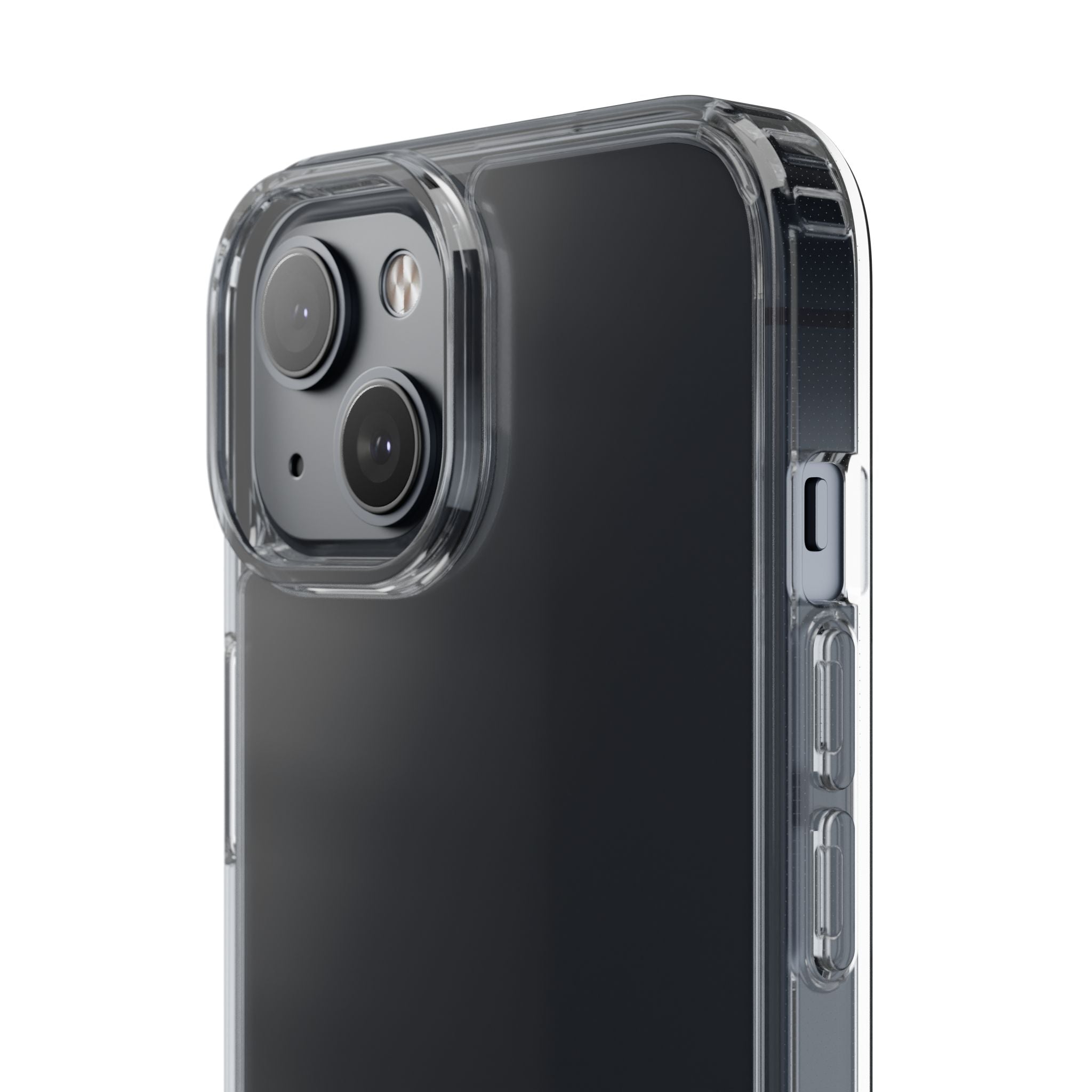 Clear Phone Case — "Chosen Status" Crown Clear Protective iPhone Case