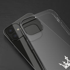 Clear Phone Case — "Chosen Status" Crown Clear Protective iPhone Case