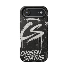Phone Case — 'CS Chosen Status' Black Graffiti Protective Case