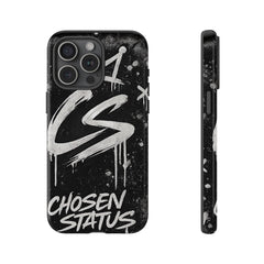 Phone Case — 'CS Chosen Status' Black Graffiti Protective Case