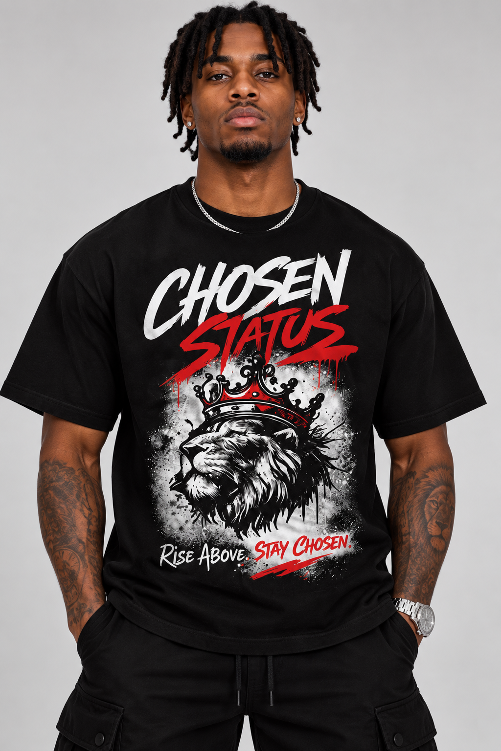 Black Rise Above Tee