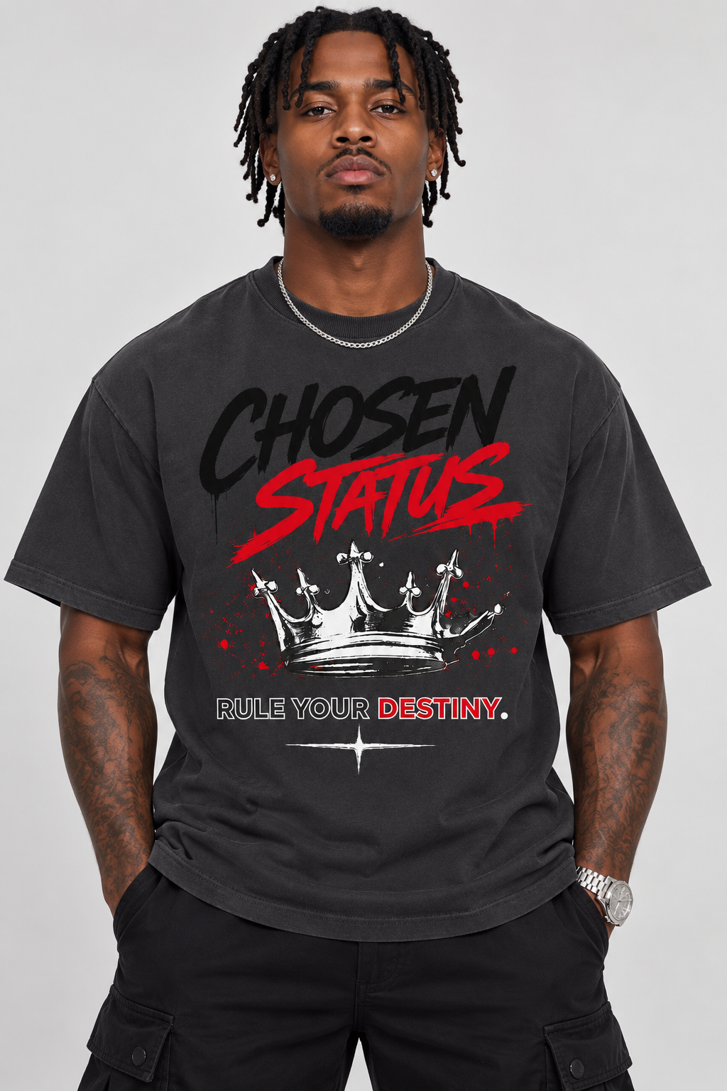 Charcoal Rule Your Destiny Tee