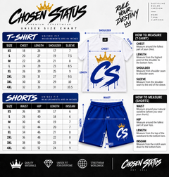 White / Royal Blue Premium Cotton Set