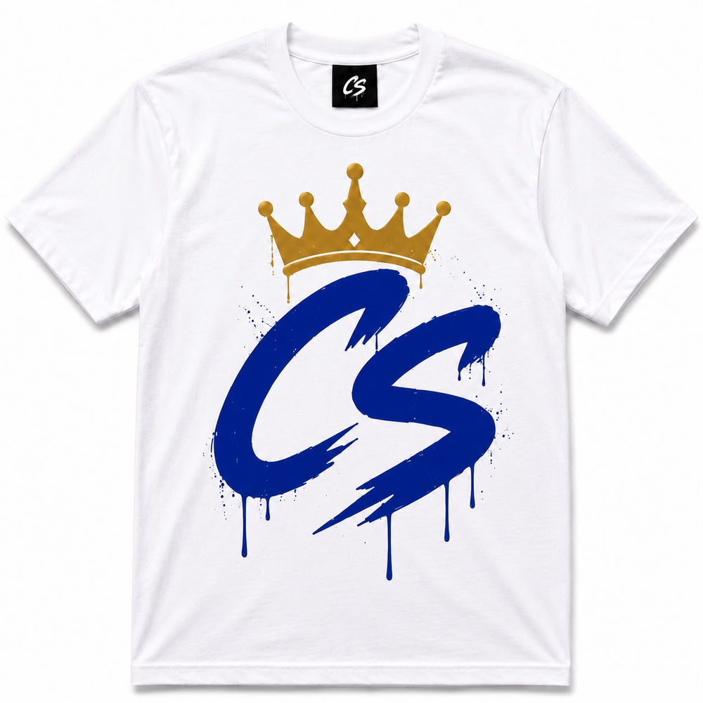 Cream / Royal Blue Premium Cotton Set