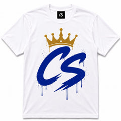 Cream / Royal Blue Premium Cotton Set