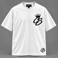 Chosen Status Signature Tee — White / Black