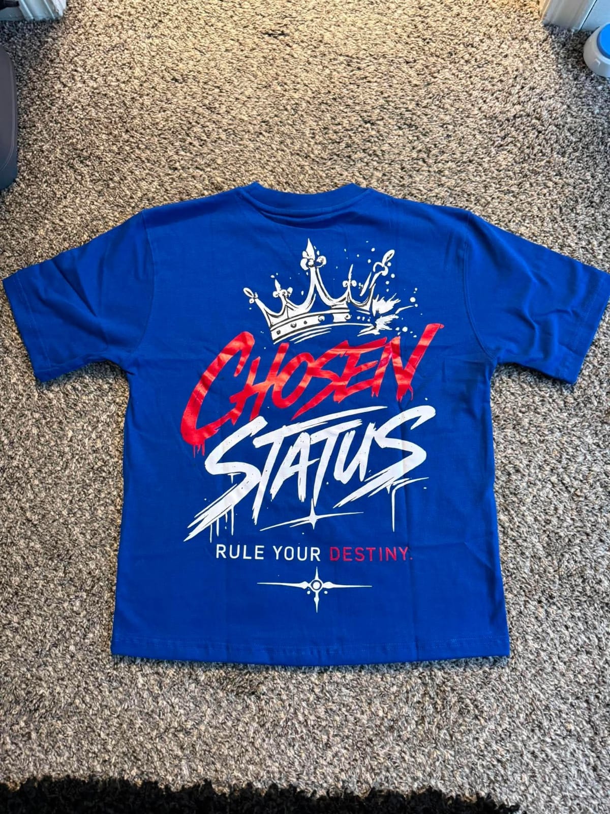 BLUE CHOSEN STATUS TEE